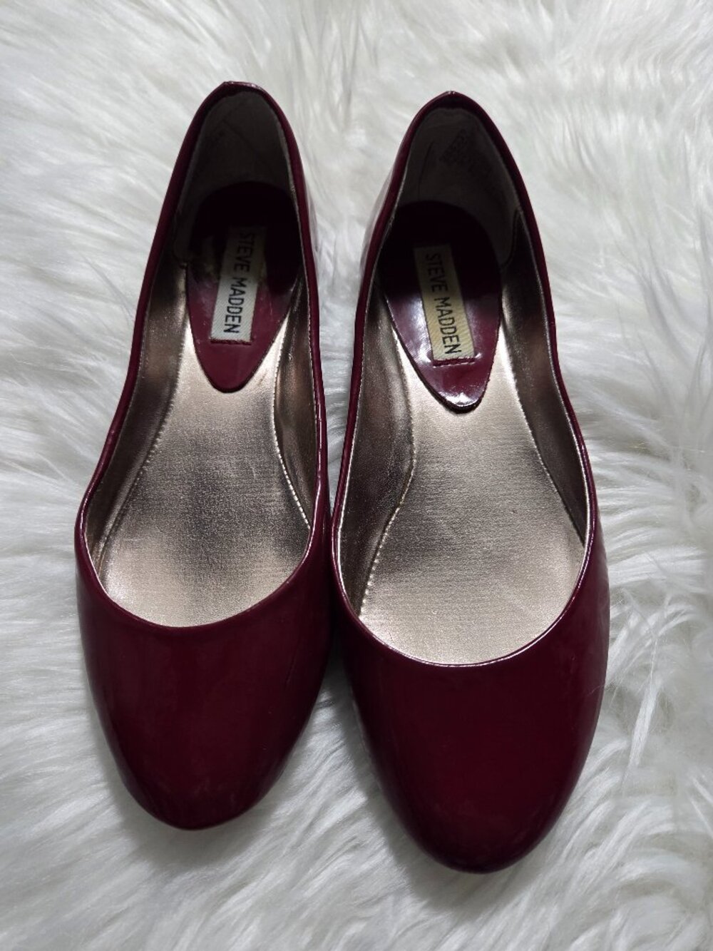 Steve Madden Dark Red Flats